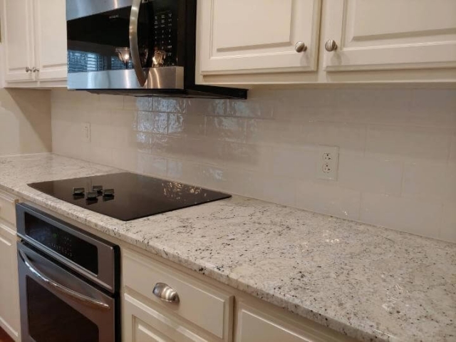 Glazed Subway Tile Backsplash